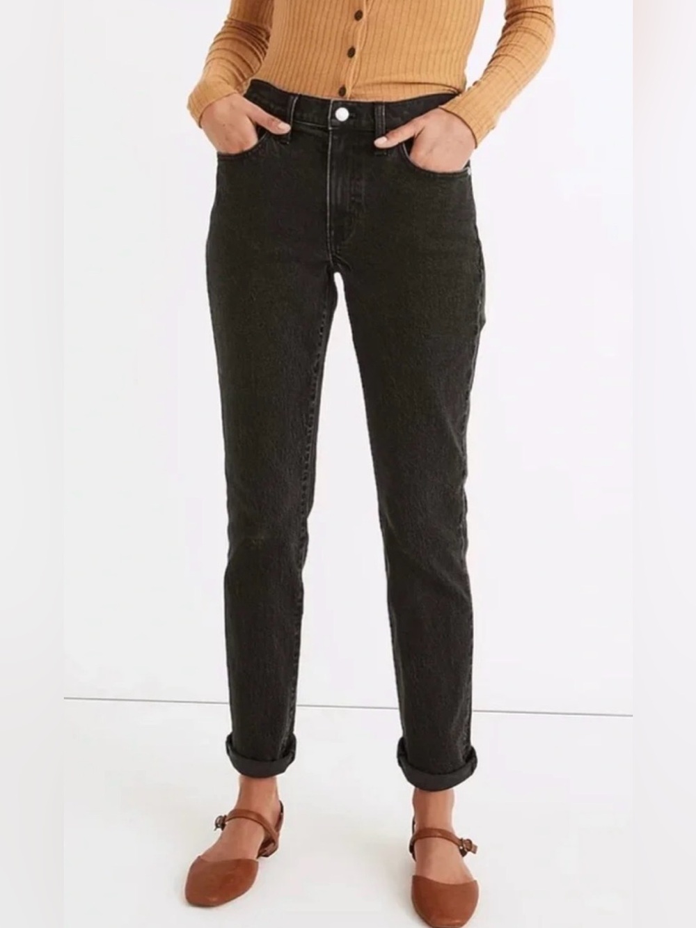 Women's Madewell The Slim Boyjean in Lunar Wash